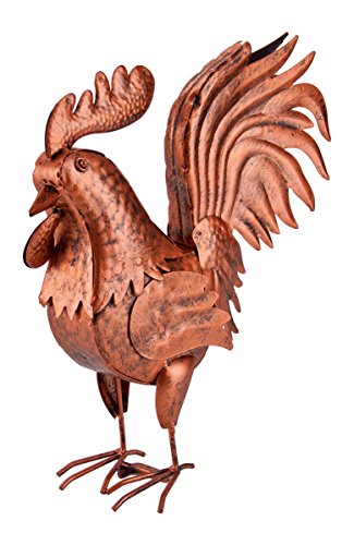 Westerholt GmbH, Konstantin, der Hahn Dachvogel Kupfer Look Vogel f. Zaun, Geländer, Dachrinne von Westerholt GmbH