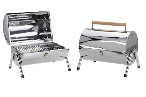 Edelstahl-Grilltonne BBQ Grill Camping Grill von Jürgen Westerholt GmbH