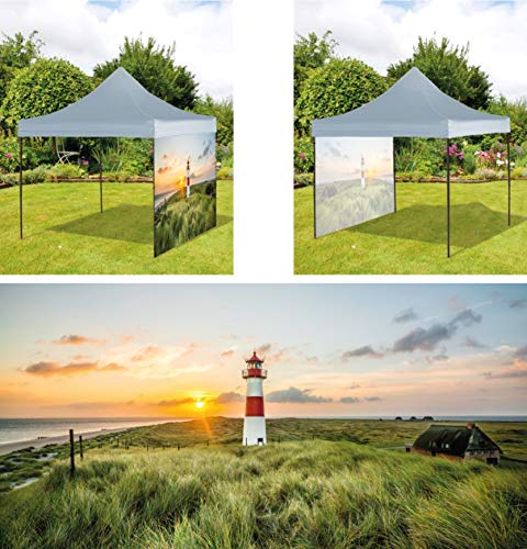 Westerholt 2532-01 Pavillon Seitenwand Motiv Leuchtturm 300x220cm von Westerholt