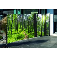 Seitenmarkise mit Fotodruck Wald 1,6x3m, rechts - Auszug links Seitenmarkise mit Fotodruck Wald 1,6x3m, rechts - Auszug links von Westerholt