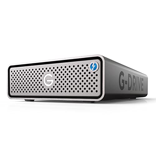 SanDisk® PROFESSIONAL G-DRIVE™ PRO 4 TB Desktop Festplatte Enterprise Klasse, externe Festplatte mit Thunderbolt 3 (20 Gbit/s), USB-C (5 Gbit/s) USB 3.2 Gen 1 von SanDisk Professional