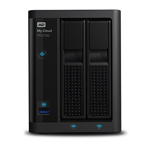 WD 4 TB My Cloud Pro PR2100 Pro Serie 2-Bay Network Attached Storage - NAS - WDBBCL0040JBK-EESN von Western Digital