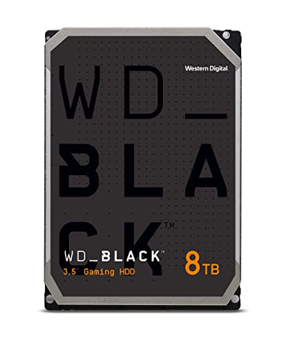 WD_BLACK 8 TB Leistung 3.5" Interne Festplatte – 7.200 RPM Class, SATA 6 Gbit/s, 256 MB Cache WD_BLACK 8 TB Leistung 3.5" Interne Festplatte – 7.200 RPM Class, SATA 6 Gbit/s, 256 MB Cache von WD_BLACK