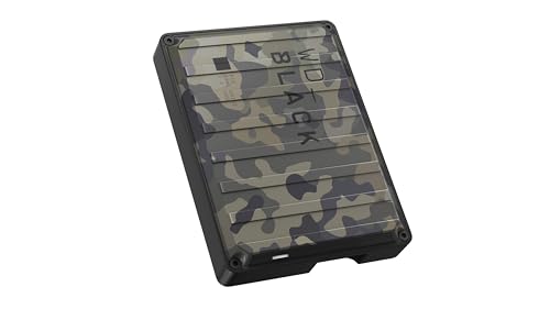 WD_Black P10 Game Drive 6TB Externe Festplatte (Mobile und robuste High-Peformance-Festplatte, Für Konsole und PC, bis zu 150 Spiele specihern) mit 1-monatiger Mitgliedschaft bei Discord Nitro - CAMO von WD_BLACK