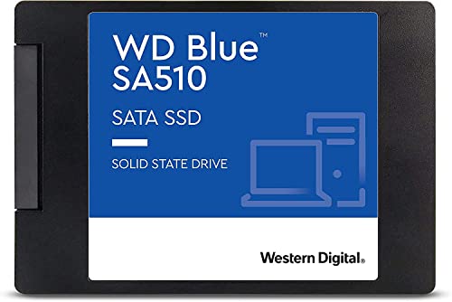 WD Blue SATA SSD 1 TB, 2,5 Zoll (interne SSD, hohe Zuverlässigkeit, Lesevorgänge bis zu 560 MB/s, Schreibvorgänge bis zu 530 MB/s, stoßsicher und WD F.I.T. Lab-zertifiziert) von Western Digital