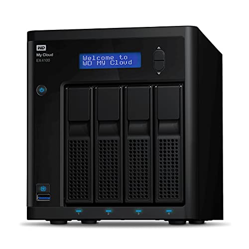 WD My Cloud Expert Series 4100 NAS-Speicher 56 TB (zentraler Speicher, kompatibel mit Mac und Windows, 2 Laufwerksschächte, 2 USB 3.0 Anschluss, Dual Core-Prozessor) von Western Digital