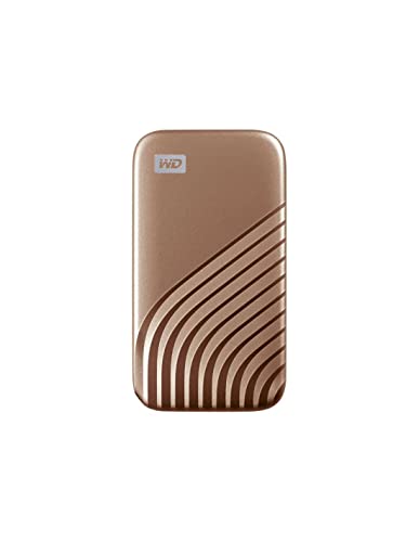 WD My Passport SSD 500 GB mobiler SSD Speicher (NVMe-Technologie, USB-C und USB 3.2 Gen-2 kompatibel, Lesen 1050 MB/s, Schreiben 1000 MB/s) Rose Gold von Western Digital