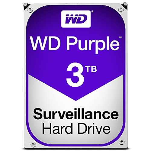 WD Purple 3 TB Festplatte für Videoüberwachung - Intellipower SATA 6 Gb/s 64MB Cache 3.5 Inch - WD30PURX von Western Digital