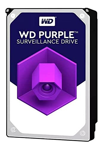 WD Purple interne Festplatte 8 TB (3,5 Zoll, Festplatte für Überwachungskamera, 5400U/min,360 TB/Jahr Workloads, SATA 6Gb/s, für Dauerbetrieb) violett von Western Digital