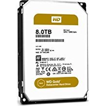 WD WD8002FRYZ Gold 8TB Datacenter Festplatte 7200 U/min Class 3,5" SATA 6Gb/s mit 128MB Cache von Western Digital