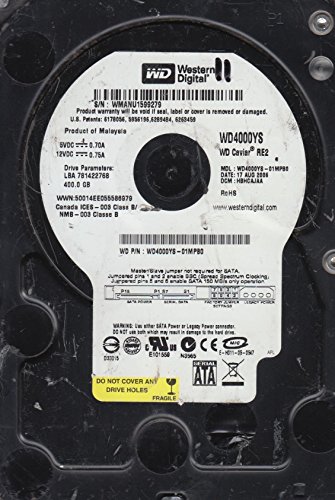 Western Digital WD4000YS-01MPB0, DCM HBHCAJAA, 400GB SATA 3.5 Festplatte von Western Digital