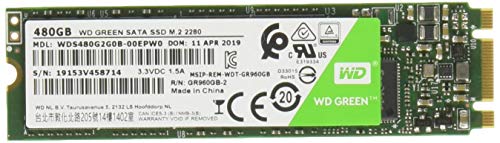 WD Green 480 GB Internal SSD M.2 SATA, Green-Performance von Western Digital