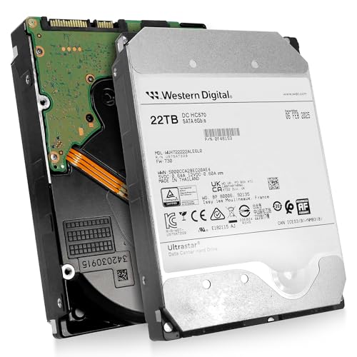 Western Digital Ultrastar DC HC HC570 WUH722222ALE6L0 0F48153 22TB 7.2K RPM SATA 6Gb/s 512e 3,5 Zoll Enterprise Festplatte Western Digital Ultrastar DC HC HC570 WUH722222ALE6L0 0F48153 22TB 7.2K RPM SATA 6Gb/s 512e 3,5 Zoll Enterprise Festplatte von Western Digital