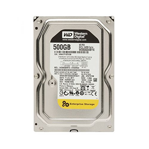 Western Digital WD5003ABYX RE4 500GB interne Festplatte (8,9 cm (3,5 Zoll), 7200rpm, 64MB Cache, SATA-III) von WD