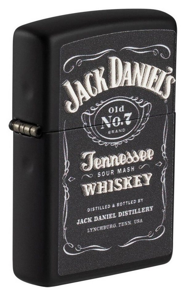 Westernlifestyle Feuerzeug Zippo Feuerzeug - Jack Daniel's schwarz 3 D-Druck von Westernlifestyle