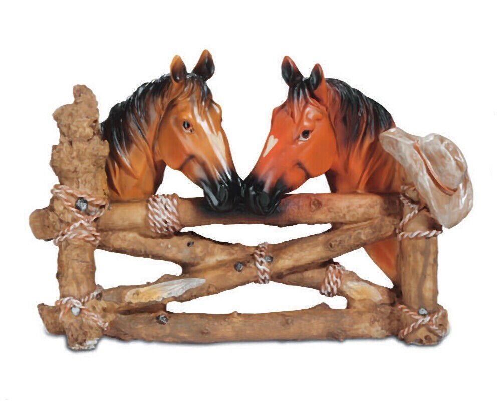 Westernlifestyle Wandbild Wanddekoration Zwei Pferde am Zaun Westernlifestyle Wandbild Wanddekoration Zwei Pferde am Zaun von Westernlifestyle