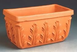 Westerwälder Blumentopf-Fabrik Spang BB Pflanzkasten, 31 x 16 x 14 cm, tonrot von Westerwälder Blumentopf-Fabrik Spang