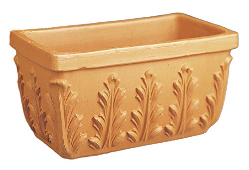 Westerwälder Blumentopf-Fabrik Spang BB Pflanzkasten, 31 x 16 x 14 cm, tonrot von Westerwälder Blumentopf-Fabrik Spang