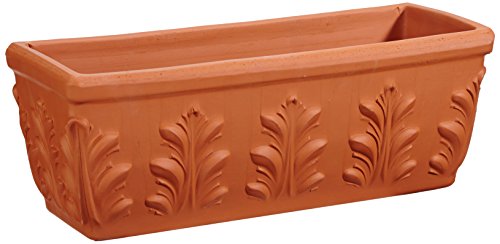 Westerwälder Blumentopf-Fabrik Spang BB Pflanzkasten, 52 x 19 x 18 cm, tonrot von Westerwälder Blumentopf-Fabrik Spang