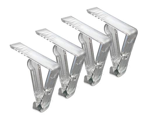Tischtuchklammer transparent (4, Transparent) von Westerwald-Shop