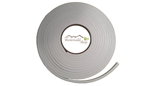 Zugluftdichtung 5 m x 9 mm Fensterdichtung Dichtungsband Dichtung von Westerwald-Shop