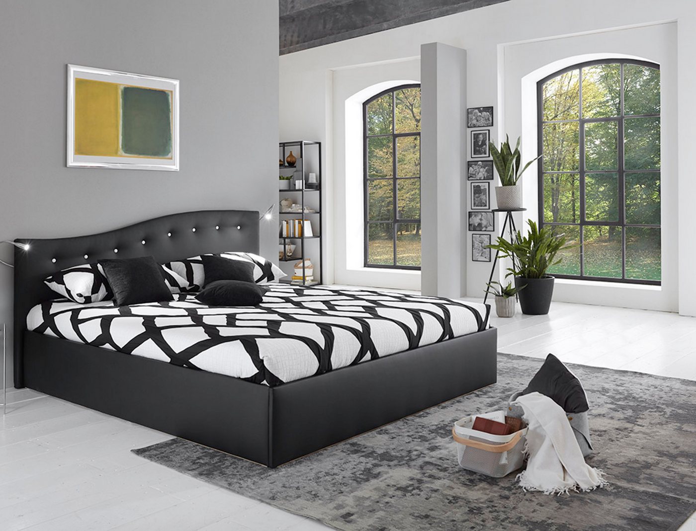 Westfalia Schlafkomfort Polsterbett Castello in verschiedenen Härtegraden und Größen, wahlweise mit oder ohne Bettkasten von Westfalia Schlafkomfort