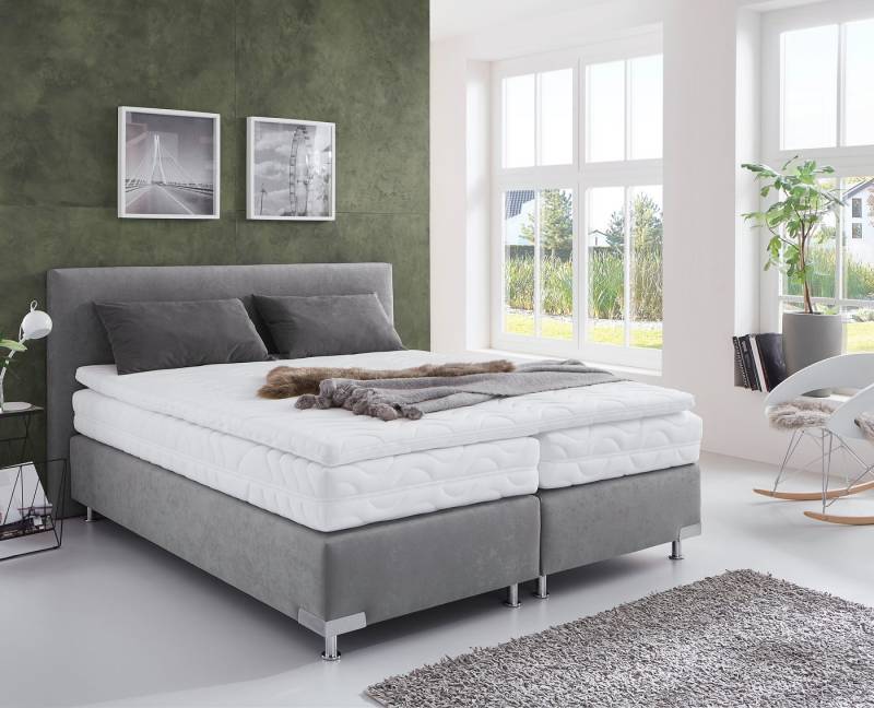 Westfalia Schlafkomfort Boxspringbett Ambiente, wahlweise in verschiedenen Größen & Farben, in verschiedenen Härtegraden, wahlweise mit Topper von Westfalia Schlafkomfort