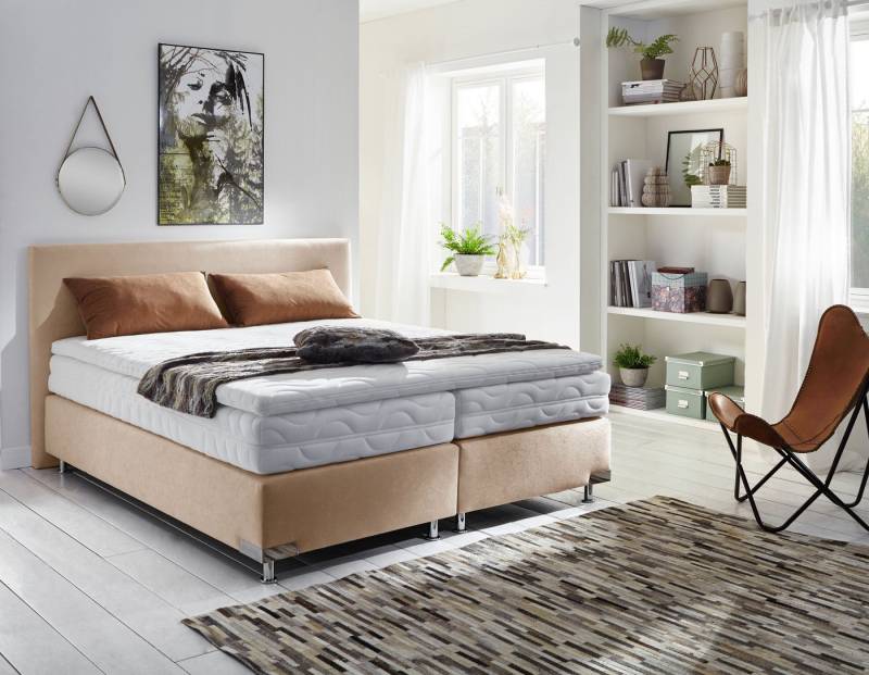 Westfalia Schlafkomfort Boxspringbett Ambiente, wahlweise in verschiedenen Größen & Farben, in verschiedenen Härtegraden, wahlweise mit Topper von Westfalia Schlafkomfort