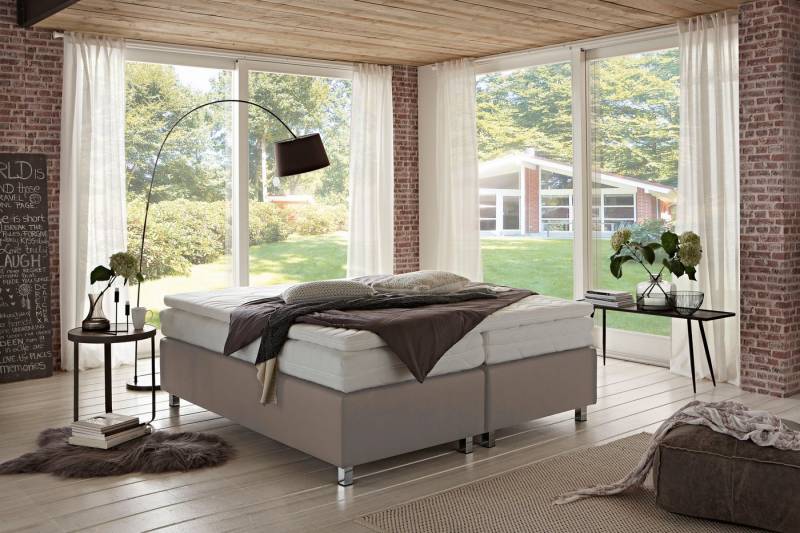 Westfalia Schlafkomfort Boxspringbett London in den Breiten 160x200, 180x200cm & 200x200cm von Westfalia Schlafkomfort