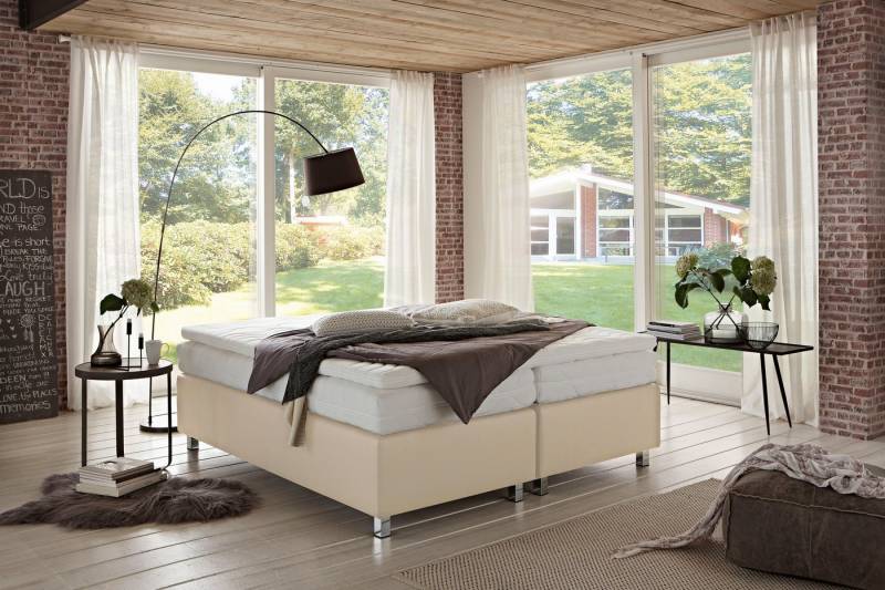 Westfalia Schlafkomfort Boxspringbett London in den Breiten 160x200, 180x200cm & 200x200cm von Westfalia Schlafkomfort