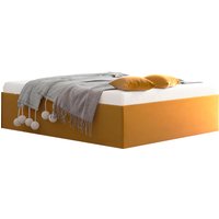 Westfalia Schlafkomfort Polsterbett "Amrum", in Samtvelours ohne Kopfteil, mit und ohne Bettkasten erhältlich von Westfalia Schlafkomfort