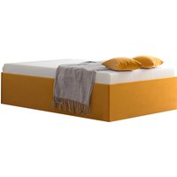 Westfalia Schlafkomfort Polsterbett "Amrum", in Samtvelours ohne Kopfteil, mit und ohne Bettkasten erhältlich von Westfalia Schlafkomfort