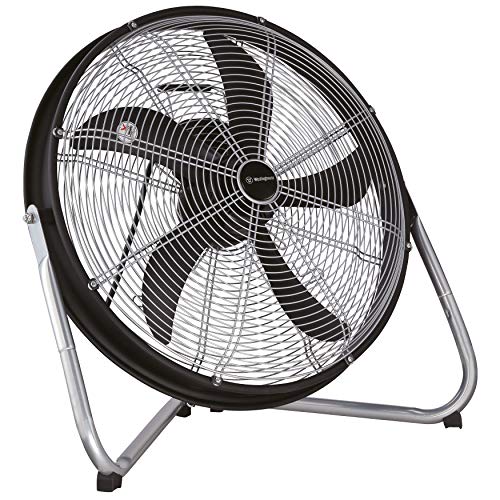 7271640 Yucon II 50 cm Standventilator für den Innenbereich, Matt Schwarz / Chrom von Westinghouse