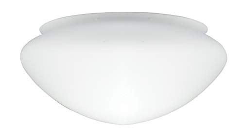 Westinghouse Lighting 8704540 Lampenschirm 13,1 cm aus satiniertem Glas, Pilzform, weiß, 14.3 x 17 x 8.51 cm von Westinghouse Lighting