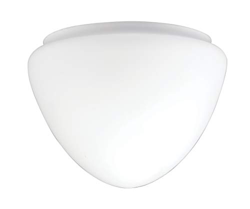 Westinghouse Lighting 8705240 Lampenschirm 13,9 cm aus satiniertem Glas, Pilzform, weiß, 17.1 x 17.1 x 12.8 cm von Westinghouse Lighting