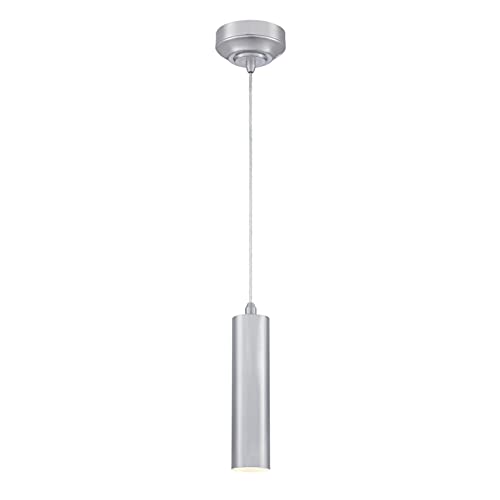 6120040 Rayman von Westinghouse Lighting, moderne, einflammige dimmbare 8-Watt LED-Pendelleuchte für Innenräume, Ausführung in gebürstetem Nickel 6120040 Rayman von Westinghouse Lighting, moderne, einflammige dimmbare 8-Watt LED-Pendelleuchte für Innenräume, Ausführung in gebürstetem Nickel von Westinghouse