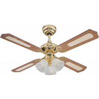 Deckenventilator Princess Trio Messing poliert 105 cm Deckenventilator Princess Trio Messing poliert 105 cm von Westinghouse