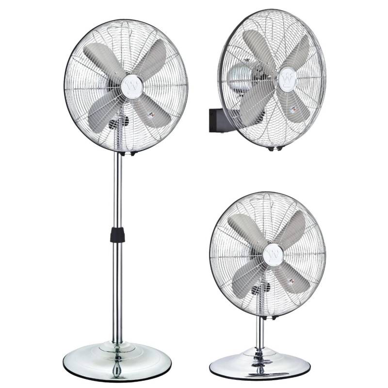 WESTINGHOUSE 3-in-1 Stand-/Tisch-/Wand- Ventilator Silver Stream von Westinghouse
