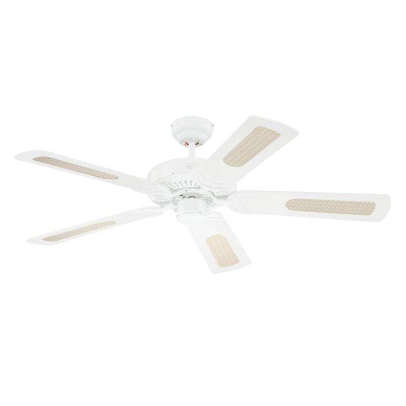 WESTINGHOUSE Deckenventilator Monarch Weiß 122 cm mit Zugkette WESTINGHOUSE Deckenventilator Monarch Weiß 122 cm mit Zugkette von Westinghouse