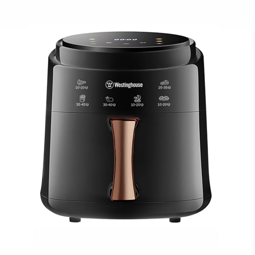 Westinghouse Air Fryer mit 5,5 L Kapazität, 6 praktische Automatikprogramme, Bedienung über Touch Panel, Cool-Touch-Griff, Maximale Temperatur 210 °C, schwarz Westinghouse Air Fryer mit 5,5 L Kapazität, 6 praktische Automatikprogramme, Bedienung über Touch Panel, Cool-Touch-Griff, Maximale Temperatur 210 °C, schwarz von Westinghouse