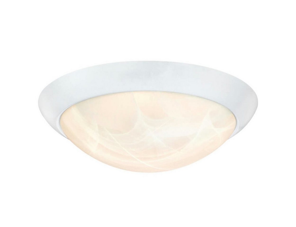 Westinghouse LED Deckenleuchte Alabaster Weiss, fest verbaut, warmweiß, dimmbar von Westinghouse