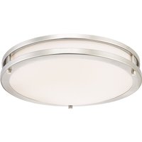 Dimmbare led Deckenleuchte Lauderdale 40 cm Nickel von Westinghouse