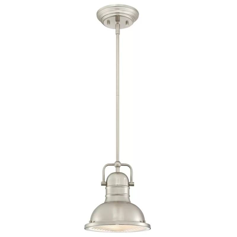 Westinghouse Hängeleuchte Boswell Nickelfarben Gebürstet Hängelampe Lampe E27798 B-Ware von Westinghouse