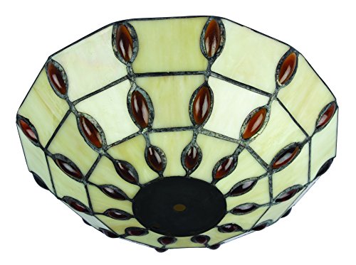 Westinghouse Lighting 8703540 28,8 cm Tiffany Glas-Diffusor, weiß, 28.8 x 28.8 x 8.31 cm Westinghouse Lighting 8703540 28,8 cm Tiffany Glas-Diffusor, weiß, 28.8 x 28.8 x 8.31 cm von Westinghouse