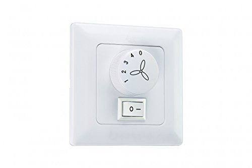 Westinghouse Lighting 78801 Wandschalter für Deckenventilatoren mit Beleuchtung, Weiß von Westinghouse