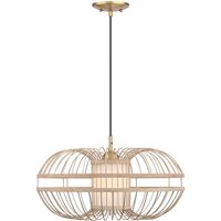 Westinghouse - Pendelleuchte Tulcea Bambus / Messing Westinghouse - Pendelleuchte Tulcea Bambus / Messing von Westinghouse