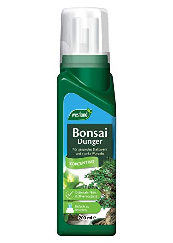 Westland Bonsai Dünger, 200 ml – Pflanzendünger für gesundes Wachstum und kräftige Wurzeln, Flüssigdünger mit praktischer Dosierhilfe von Westland