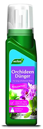 Westland Orchideen Dünger, 200 ml – Pflanzendünger für gesundes Wachstum und lang anhaltende Blüten, Flüssigdünger mit praktischer Dosierhilfe von Westland