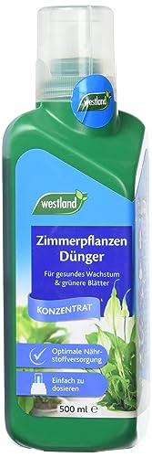 Westland Zimmerpflanzen Dünger, 500 ml – Pflanzendünger für gesundes Wachstum und grüne Blätter, Flüssigdünger mit praktischer Dosierhilfe von Westland