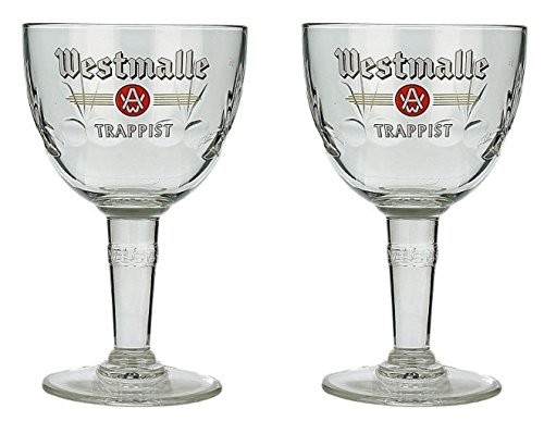 Westmalle belgische Biergläser, Trappist, 2 Stück von Westmalle